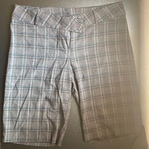 Plaid Bermuda Shorts